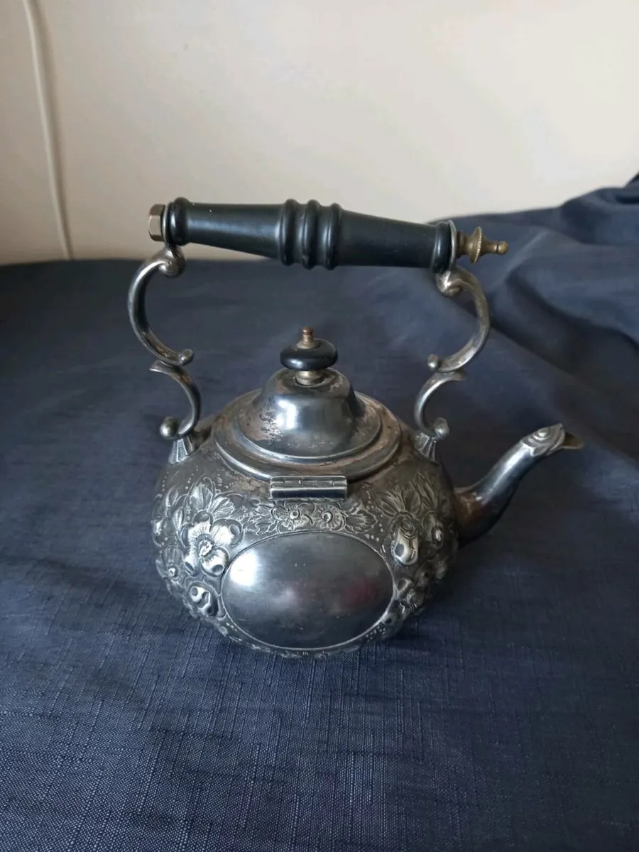 Silver Plated Kettle - Image 1