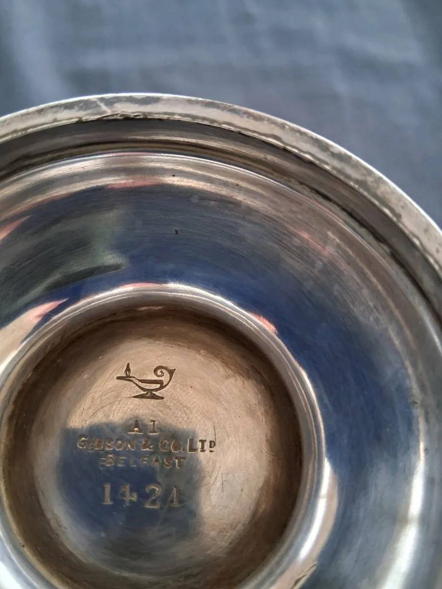 Silver Plated Double Handle Sugar Bowl - Image 3