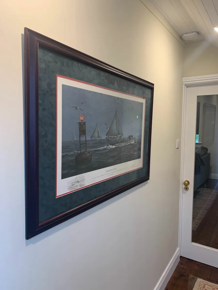 Collectible Marine Print – Signed & Framed - Image 2