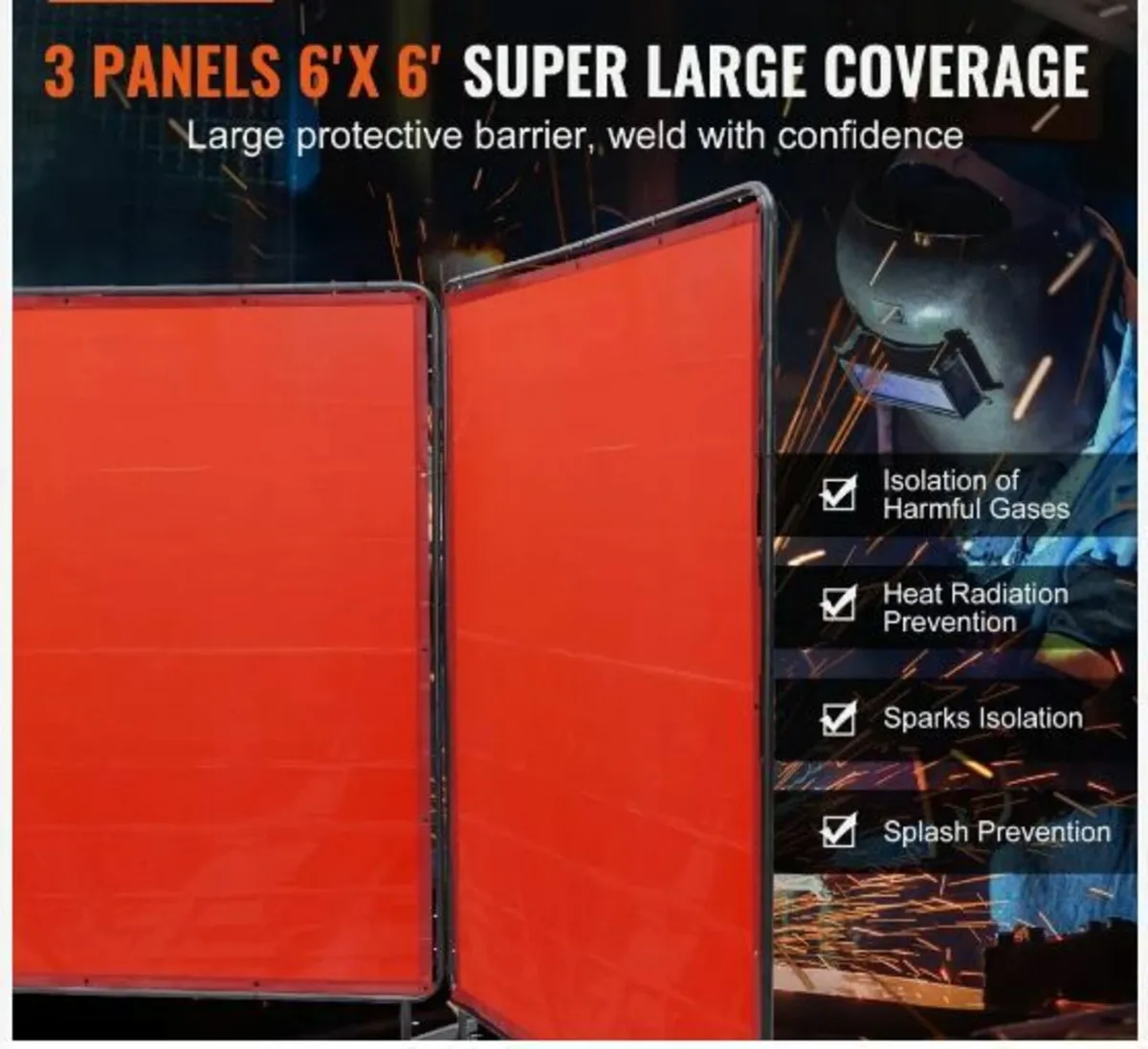 Welding Screen with Frame - Image 2