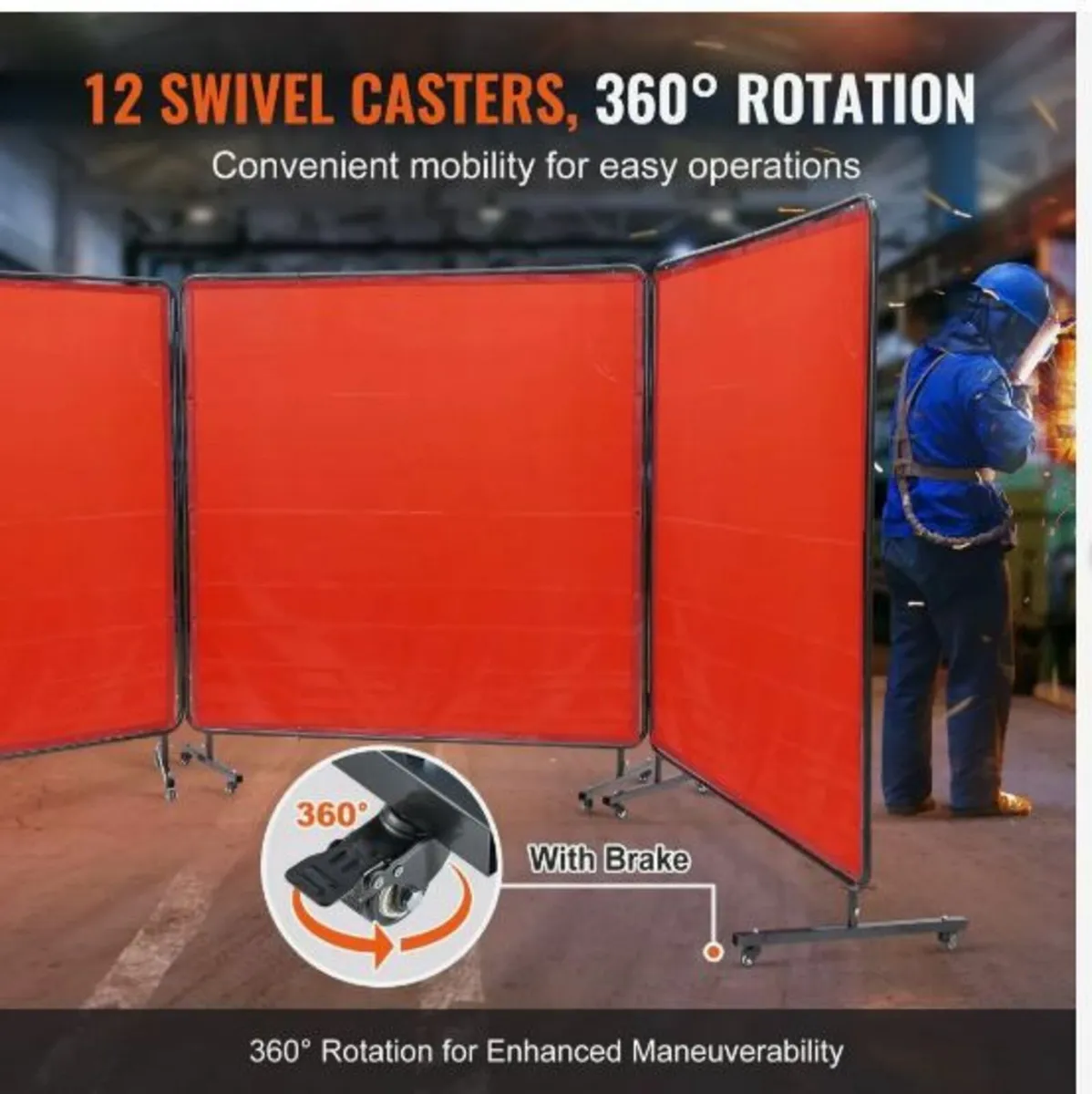 Welding Screen with Frame - Image 3