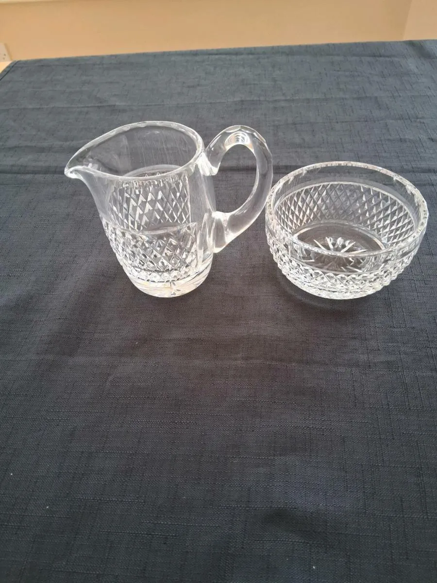 Waterford Crystal Jug  & Sugar Bowl Set - Image 1