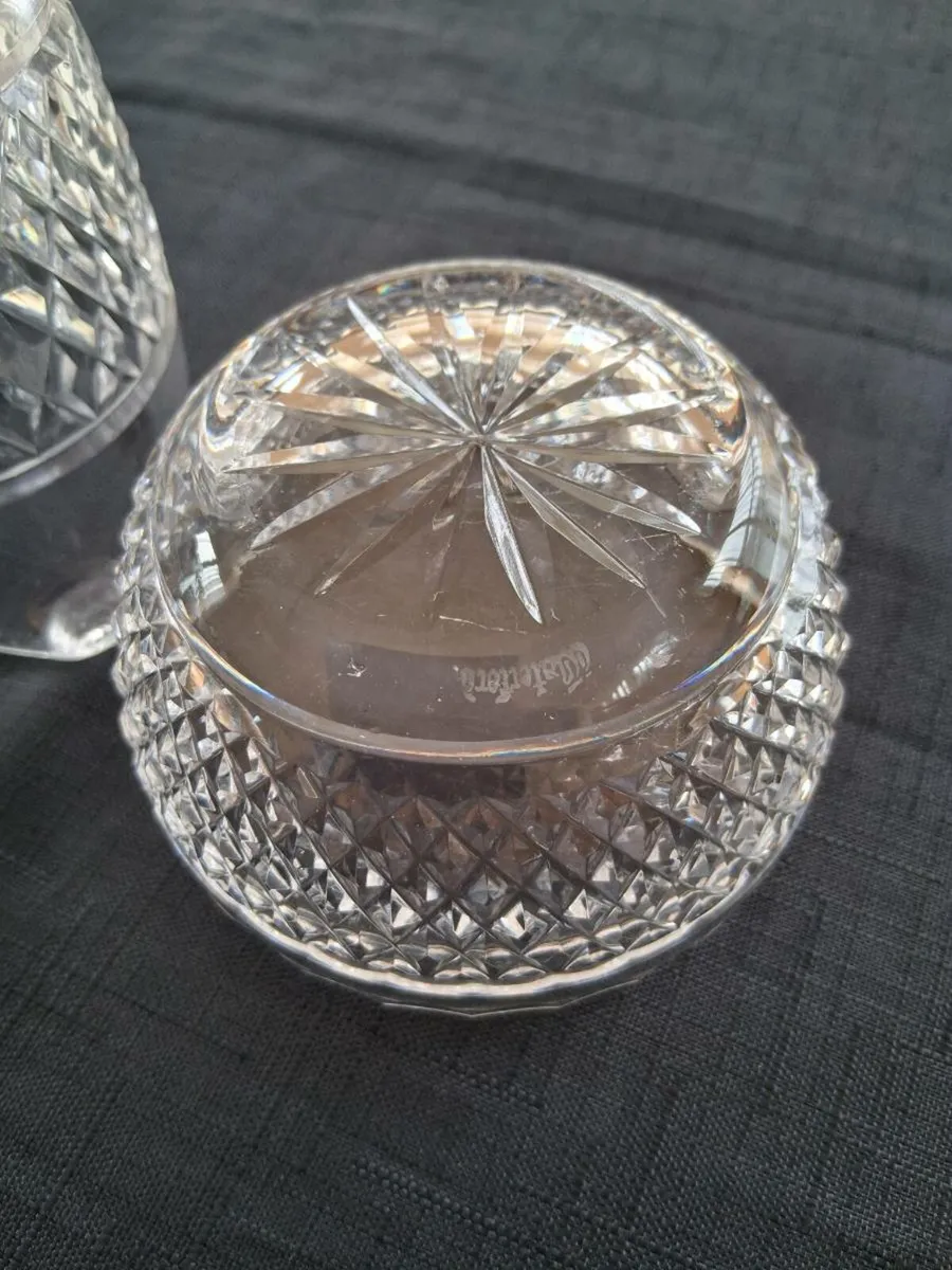 Waterford Crystal Jug  & Sugar Bowl Set - Image 3