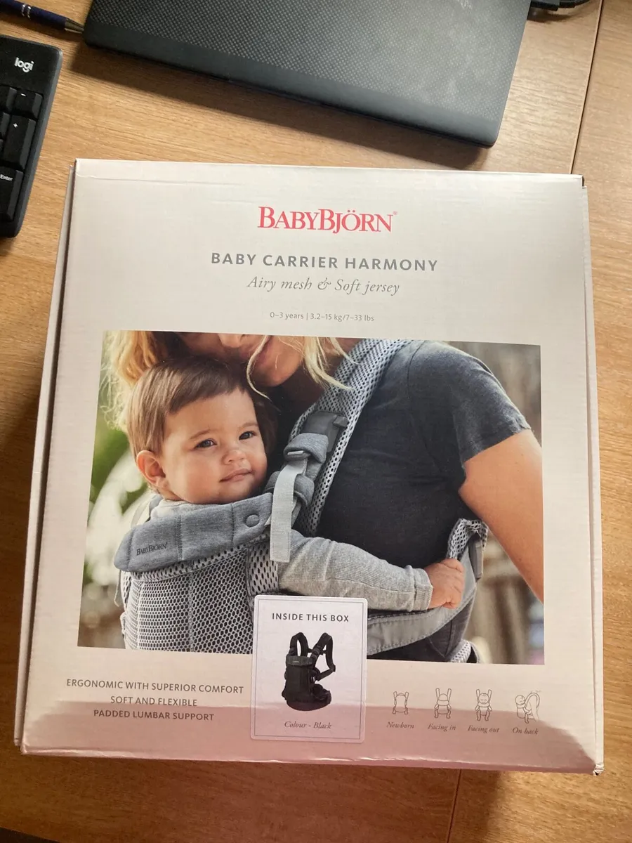 Brand new BabyBjorn Harmonie baby carrier black - Image 1