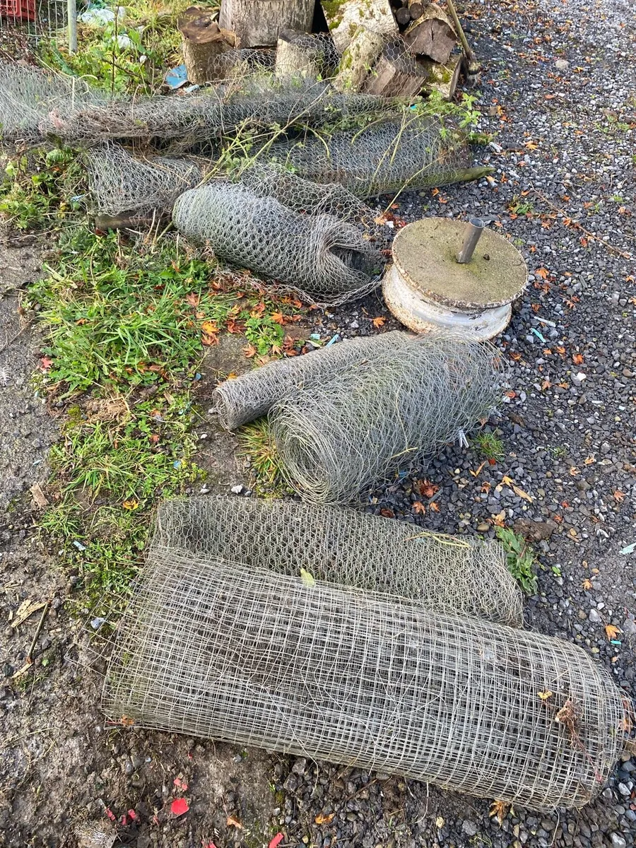 Used chicken wire