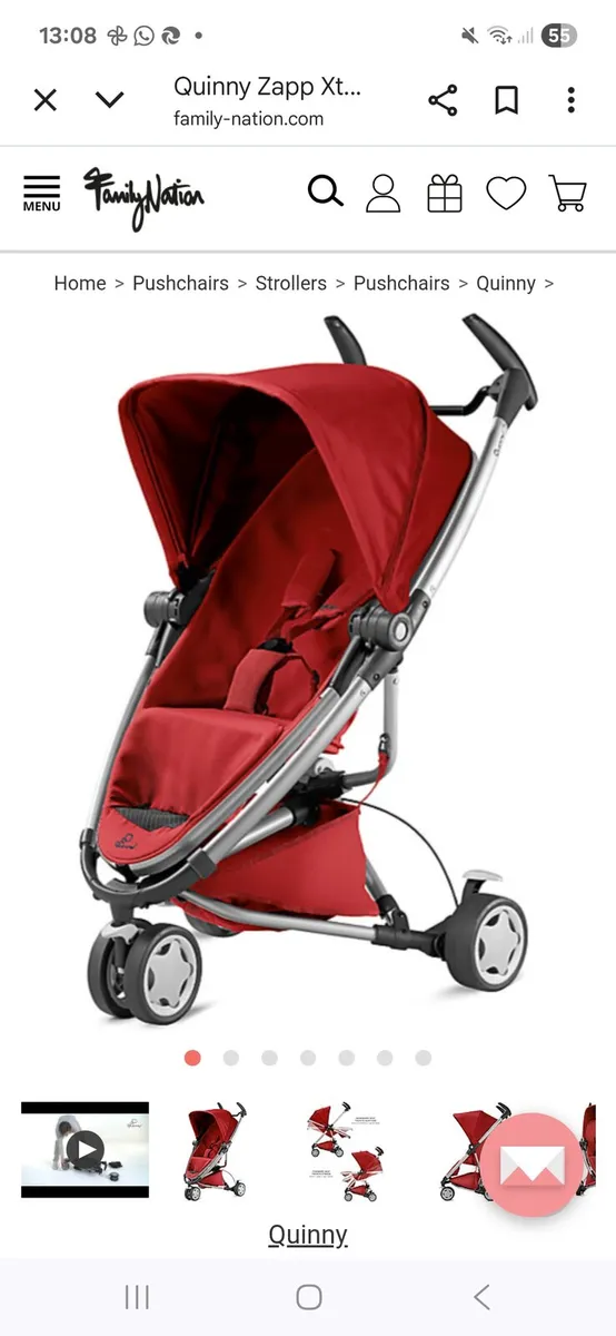 Buggy carrycot and stroller - Image 1
