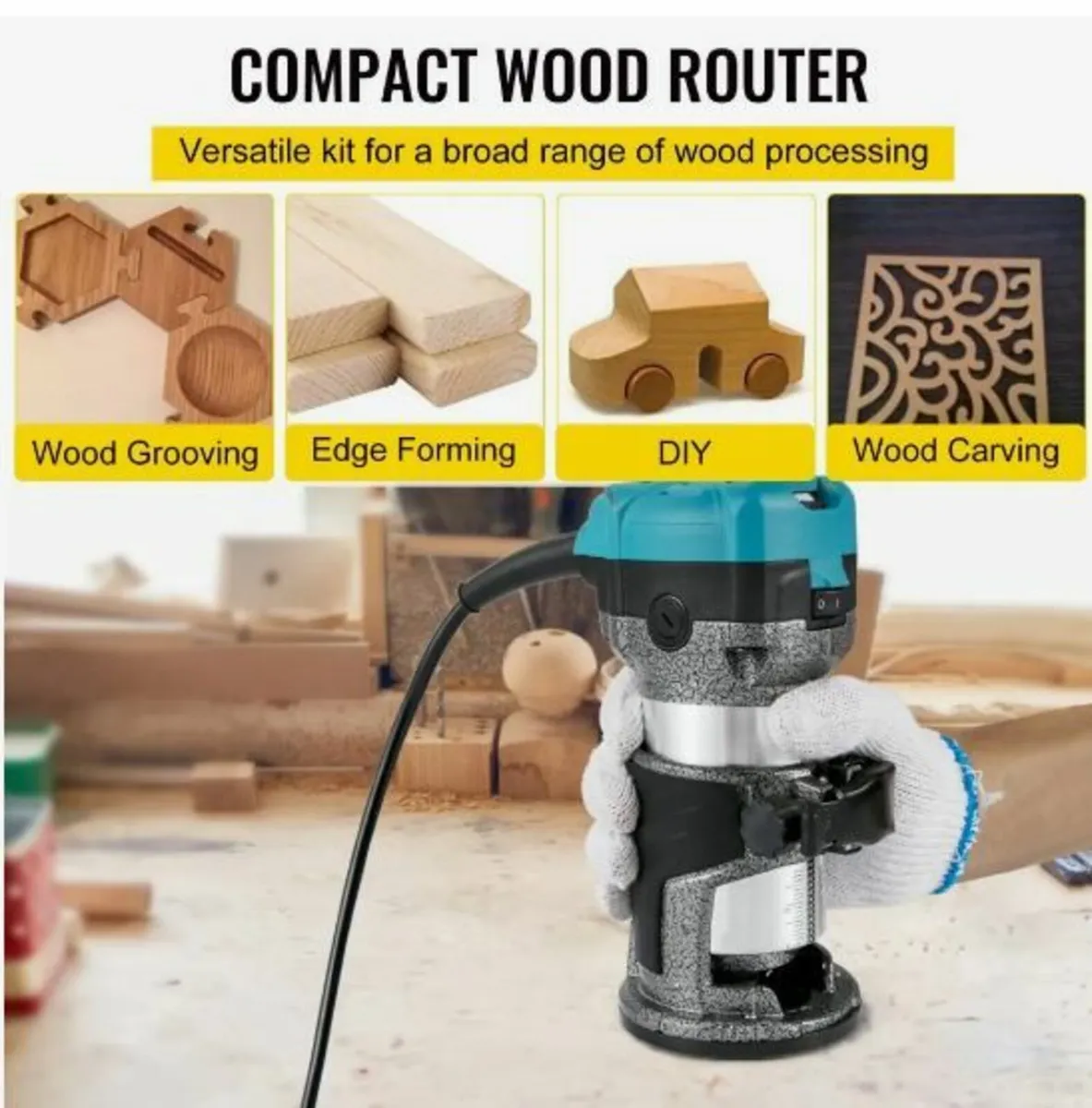 Router Tool, 710W Wood Router - Image 4
