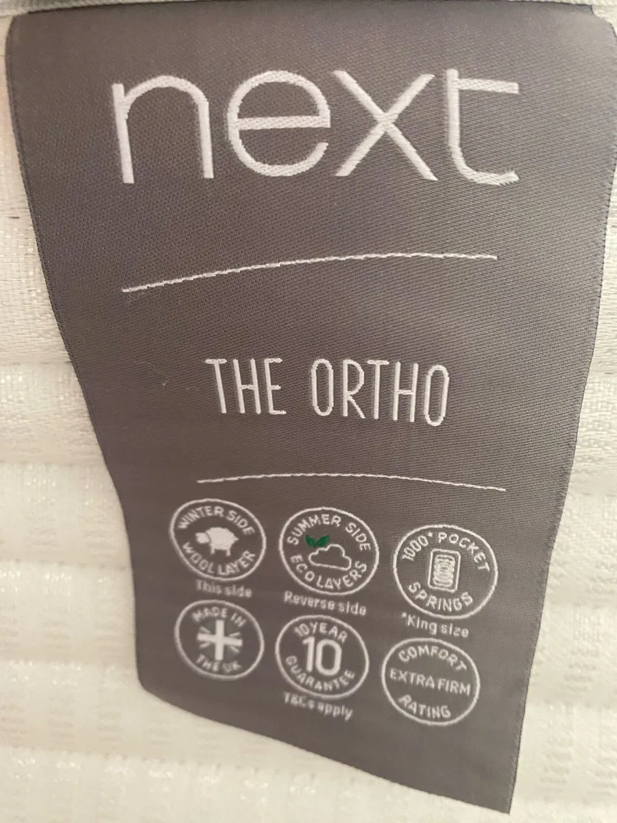 King size XL orthopaedic  mattress - Image 2