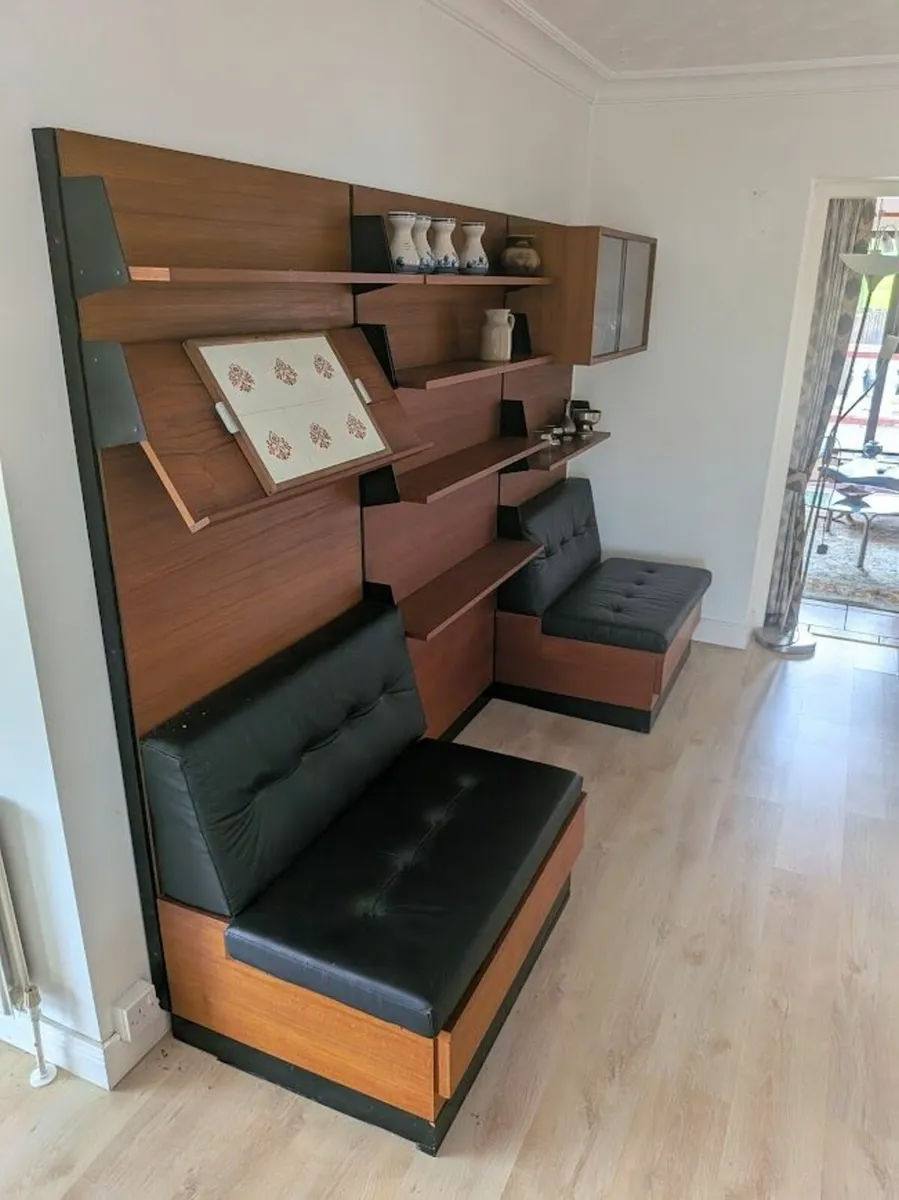 Danish style teak modular shelving units - Image 2