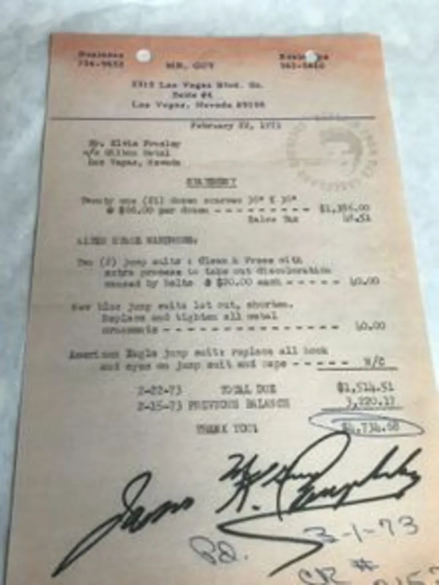 Rare Genuine Elvis Memorabilia