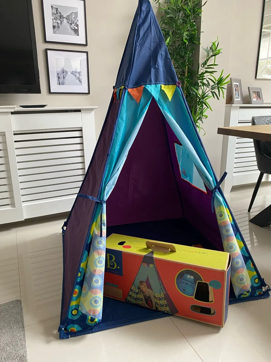 Children’s Authentic B Teepee Tent - Image 1