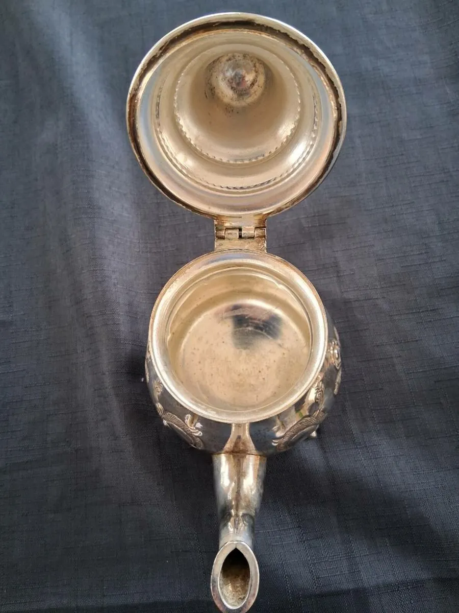 Moroccan Silver Teapot - Image 3