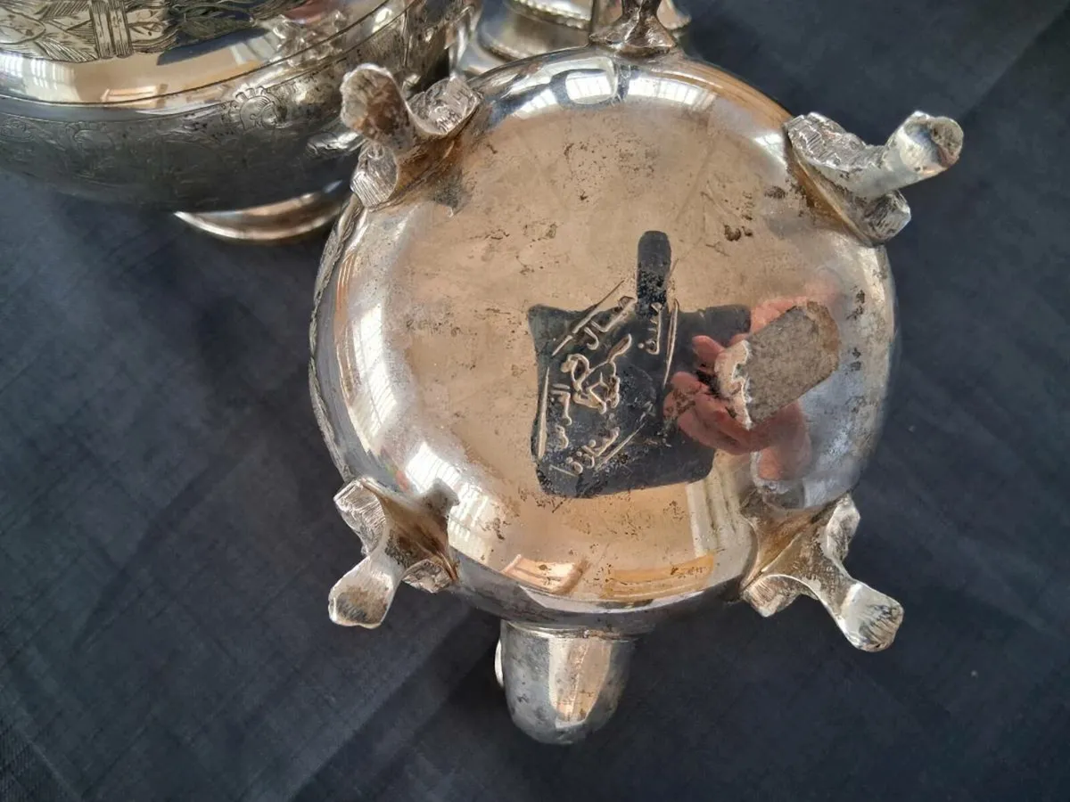 Moroccan Silver Teapot - Image 4