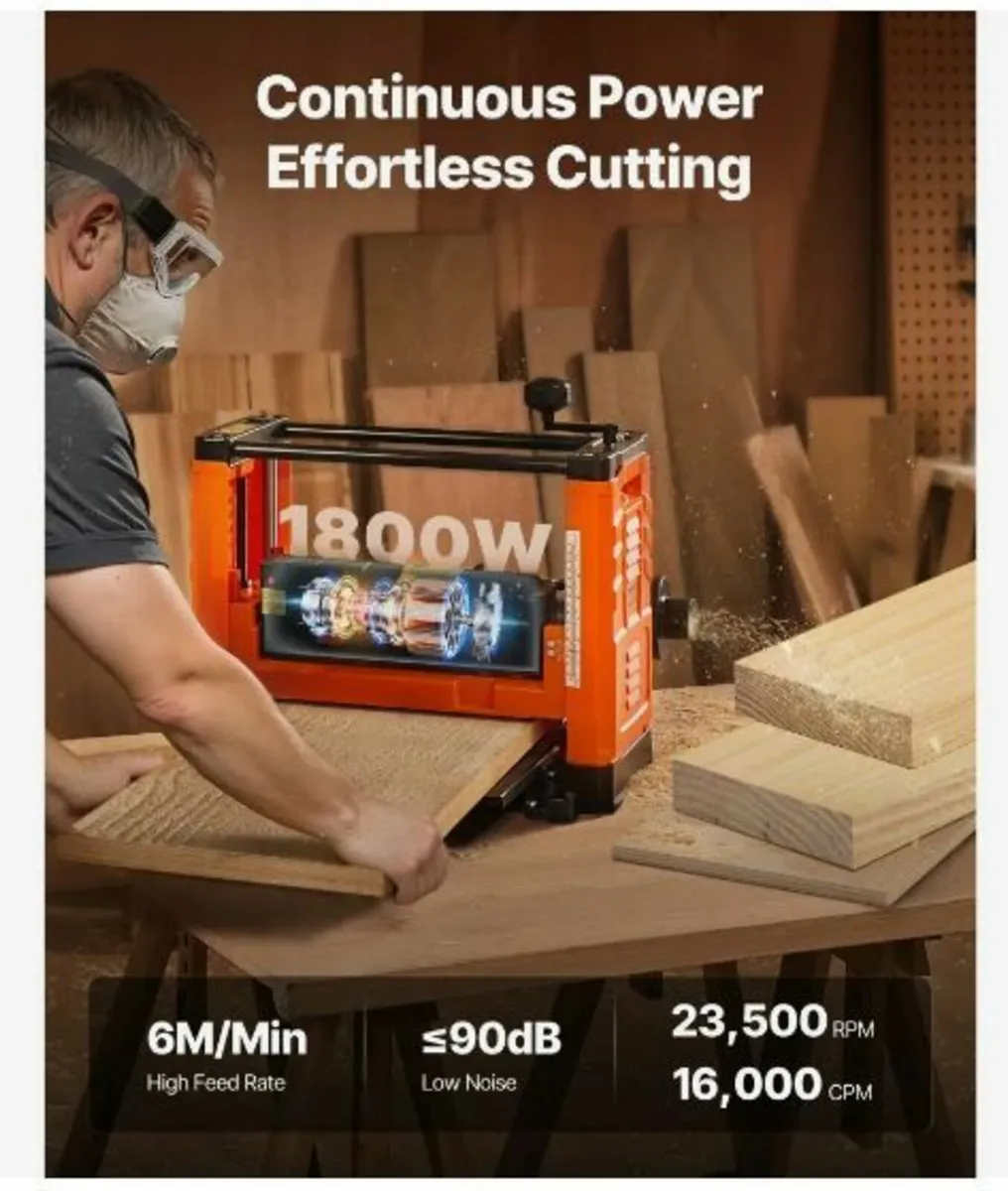 Thickness Planer, Two-Blade, 330 mm - Image 3