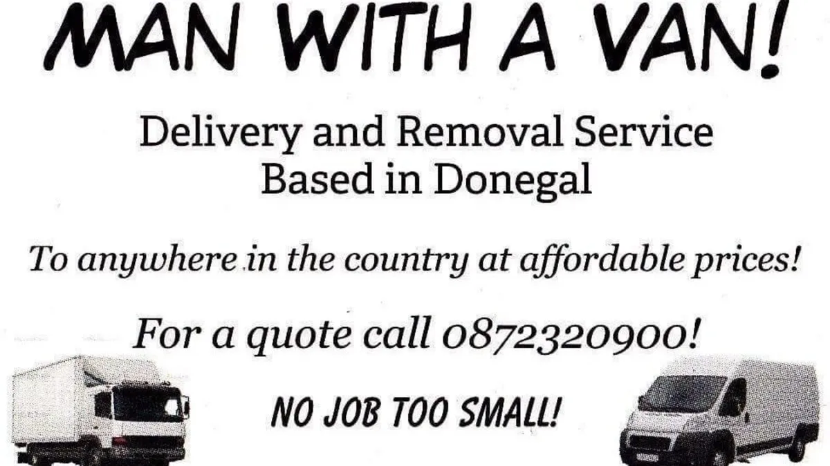 Man with van Donegal - Image 1