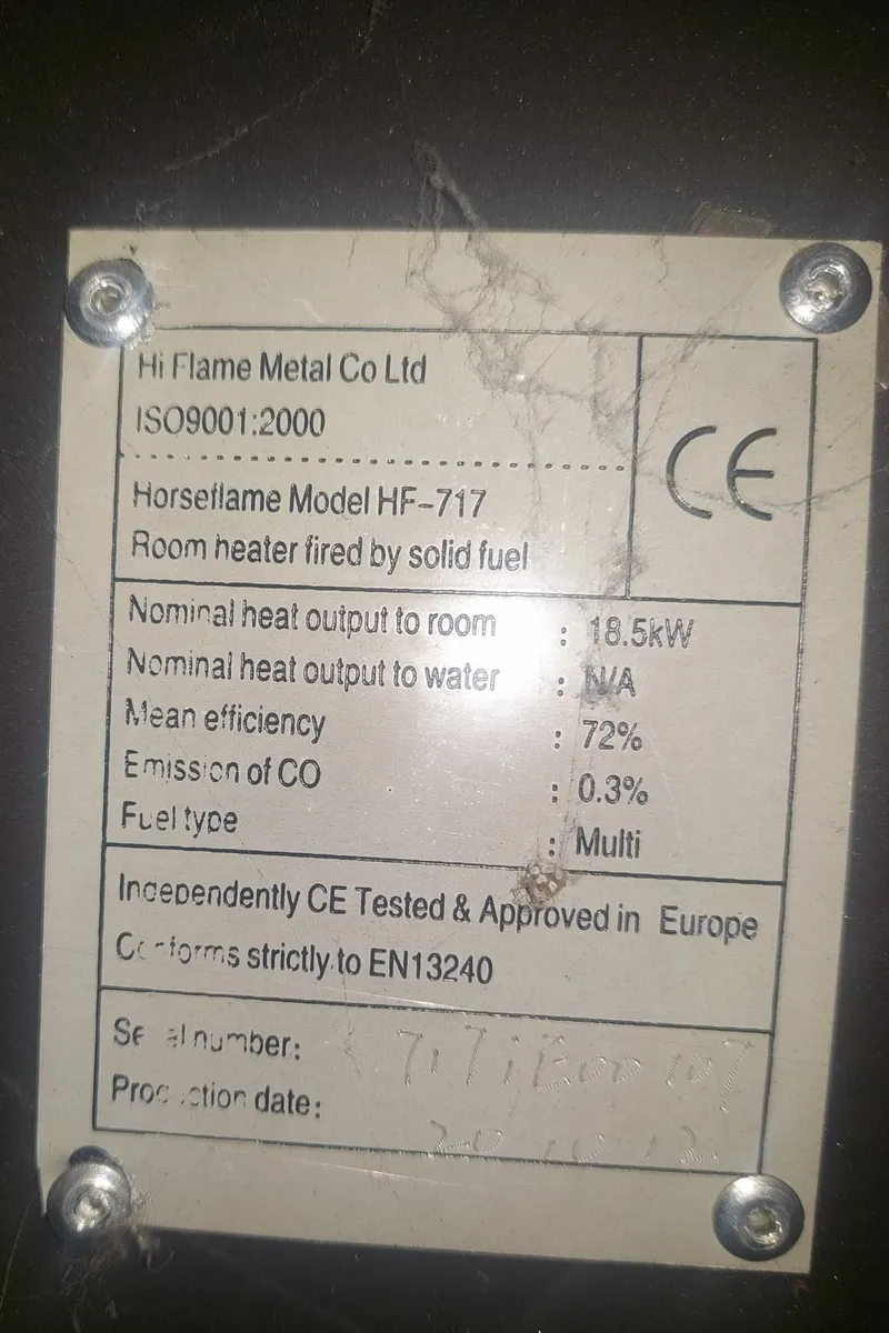 Stove - freestanding multifuel - Image 3