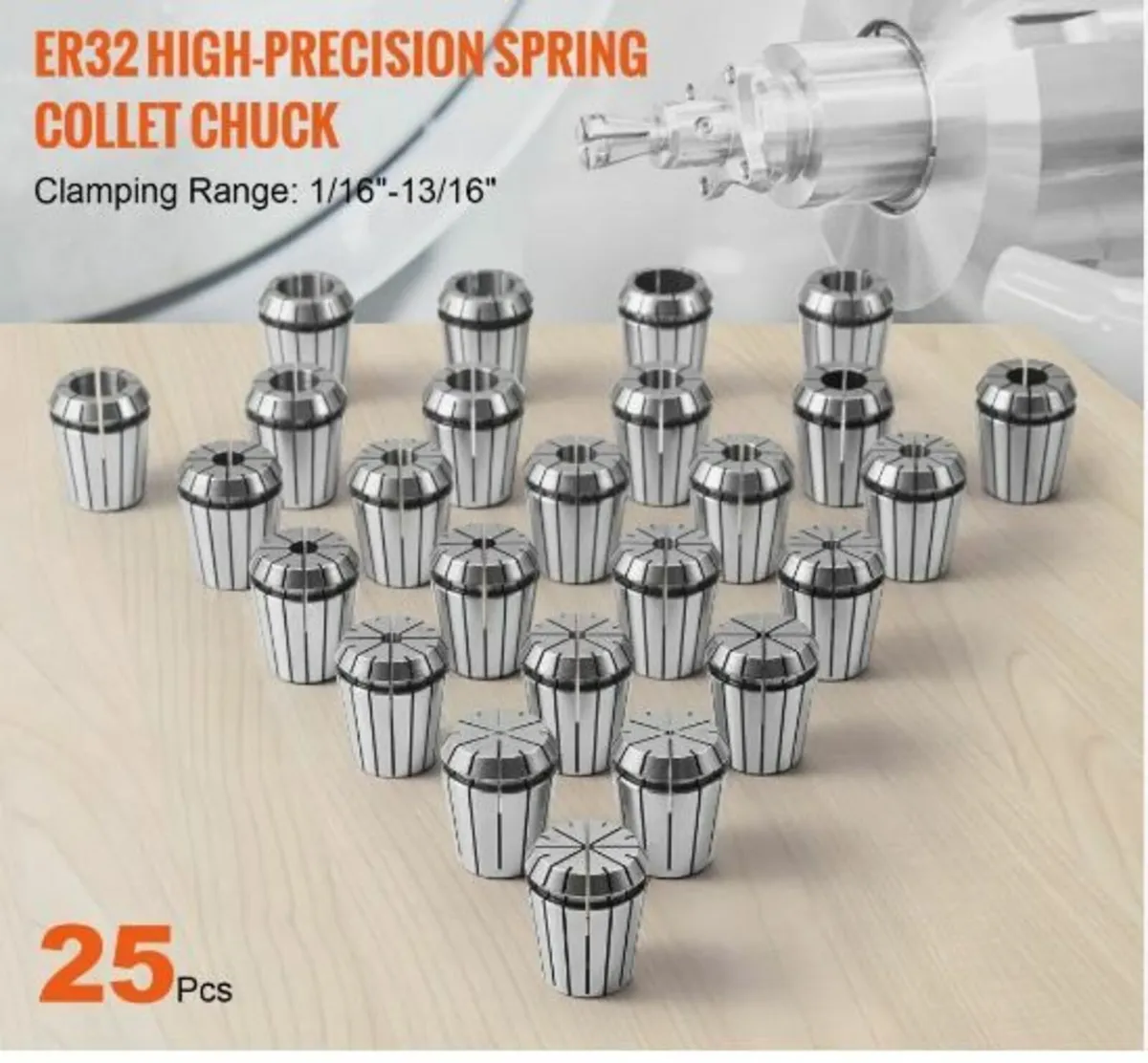 25 pcs ER32 Collet Set - Image 3