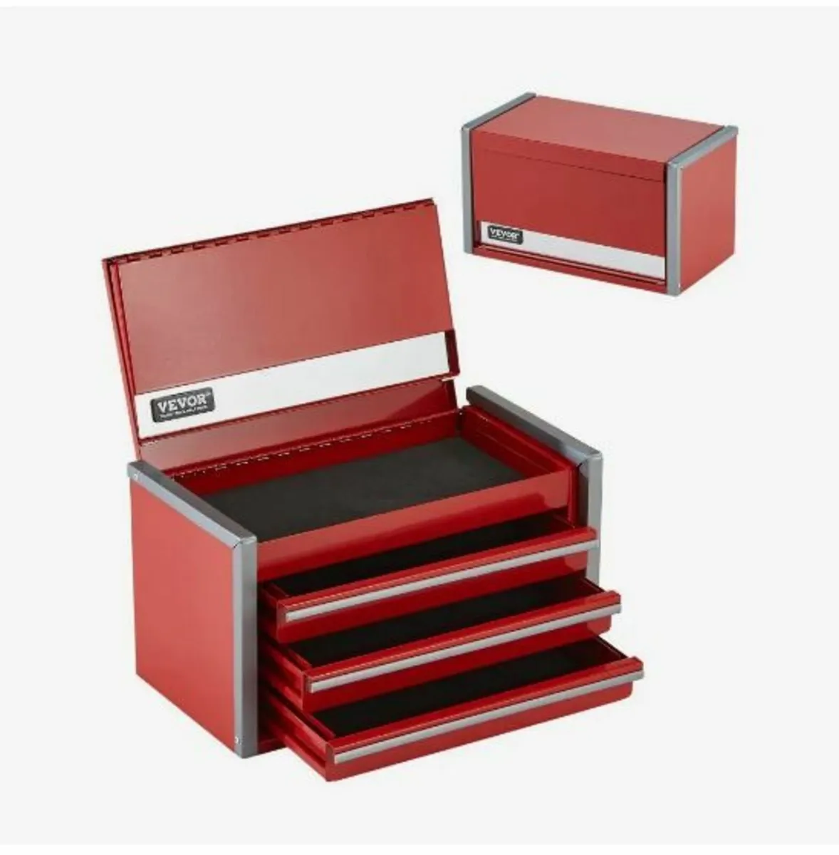 Metal Tool Box, 8.6-inch - Image 1