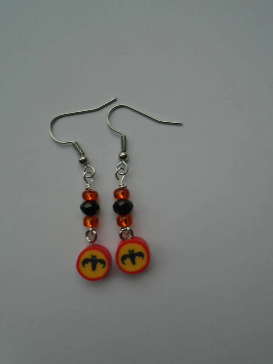 Halloween earrings. Drop earrings.Jewellery - Image 1