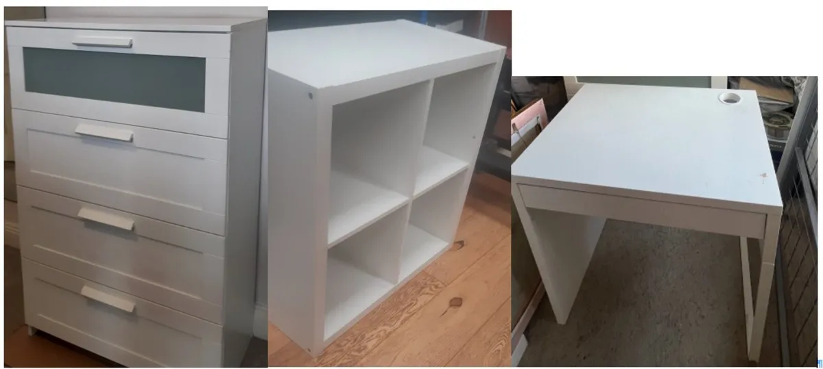 Chest of Drawers, Desk and storage unit - Image 1