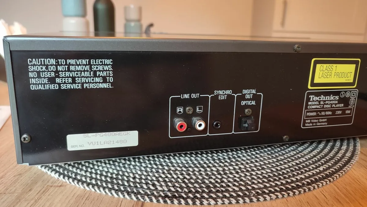 Technics SL-PG400A, CD Player. Factory Condition!! - Image 4