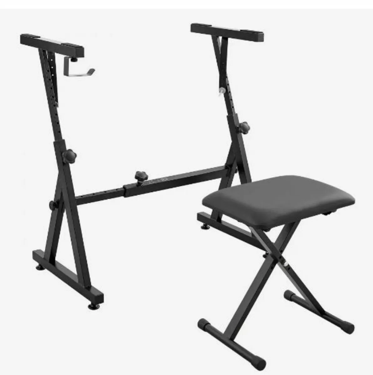 Piano Keyboard Stand and Bench Set - Image 1