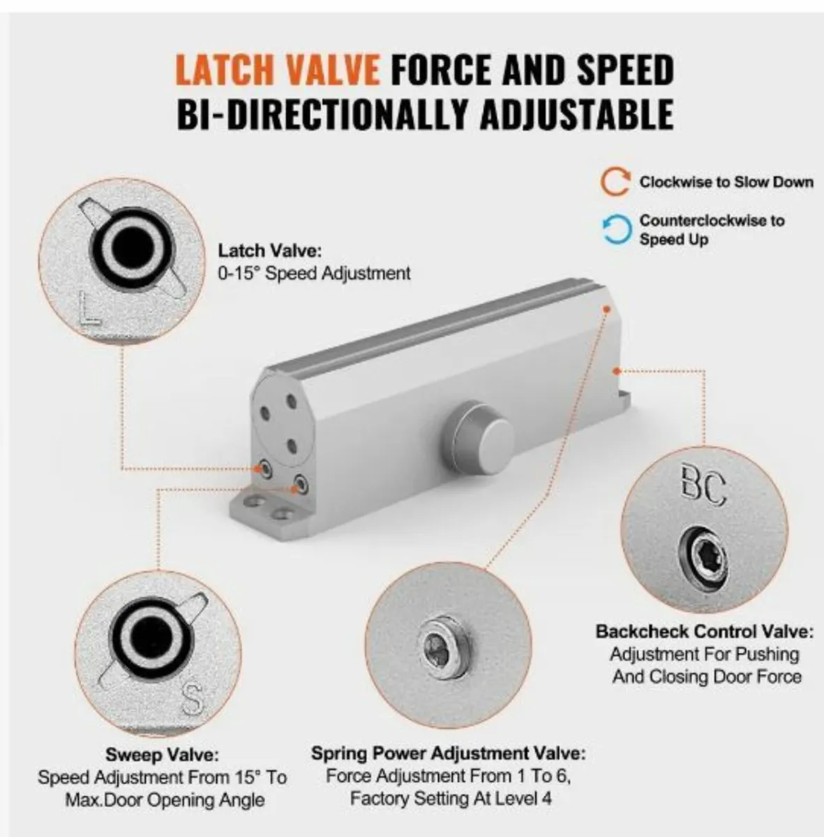 Door Closer, Automatic Door Closer - Image 4