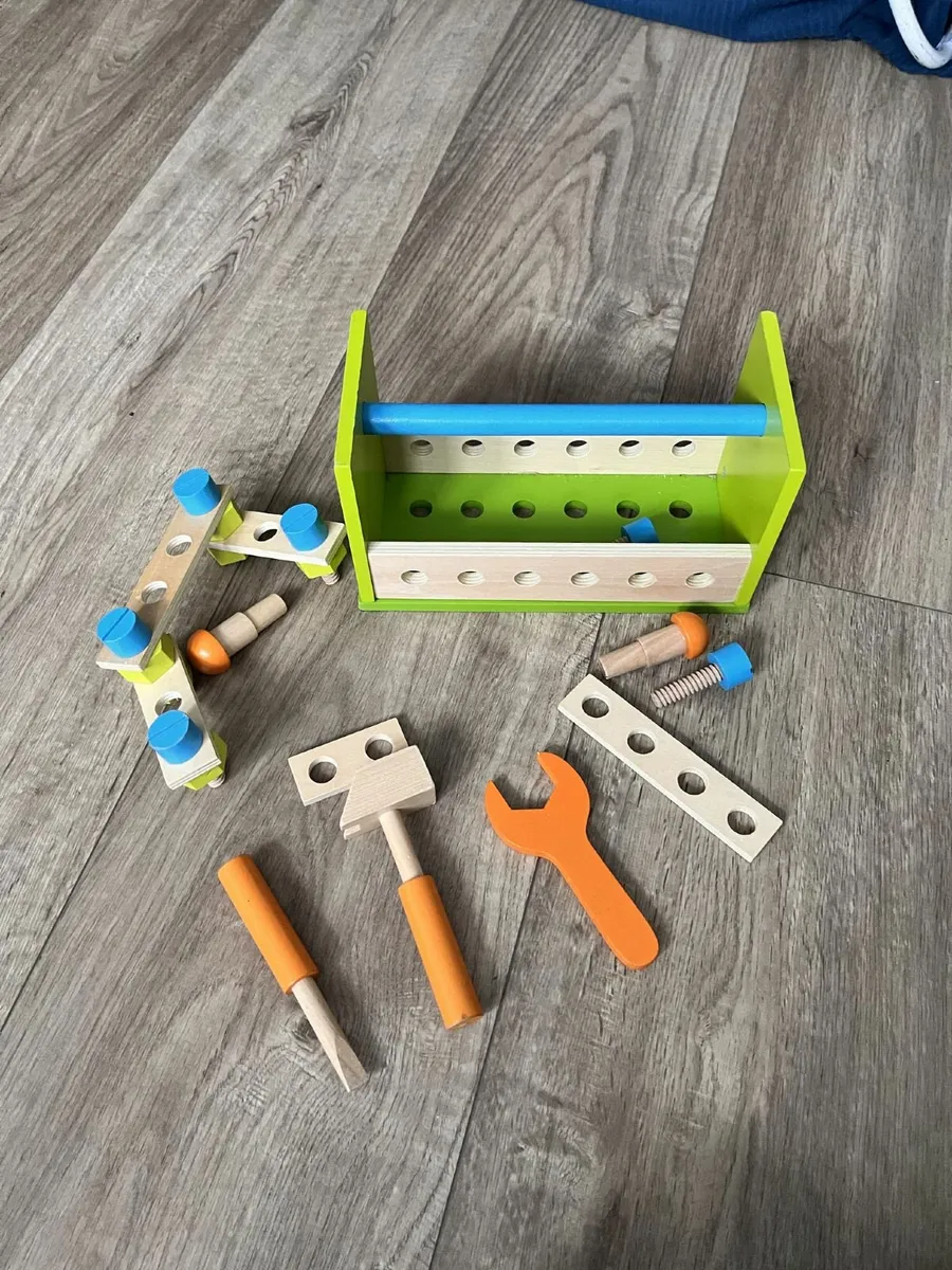 Wooden construction toy kits - Image 3