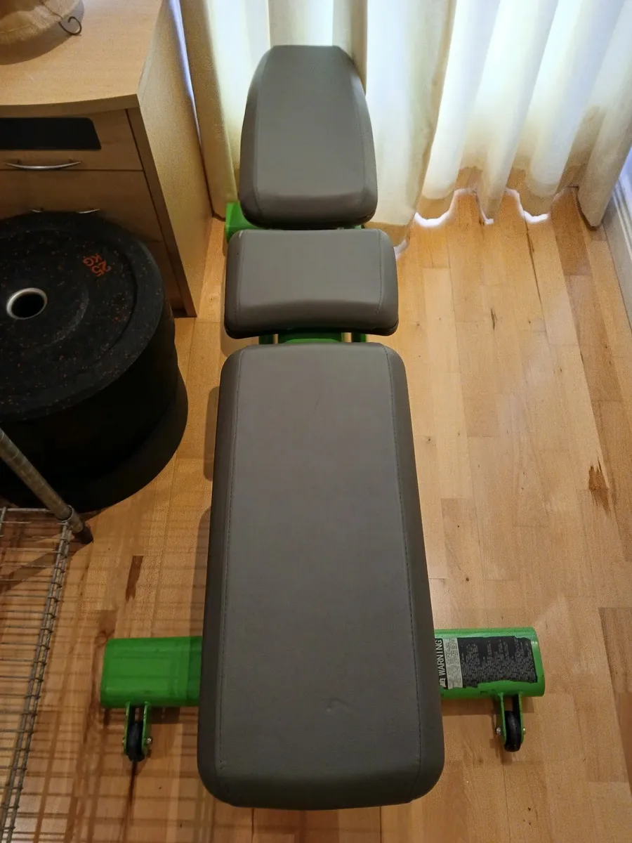 Power Cage, Barbell, Bench, and Weights - Image 3