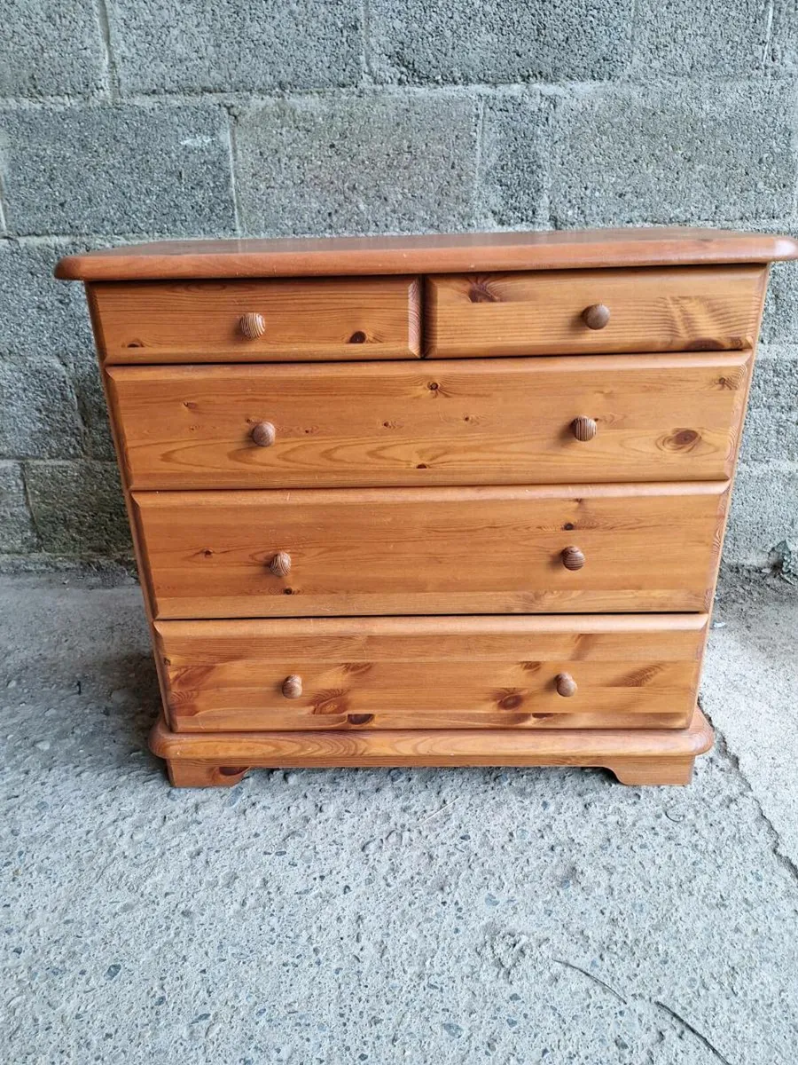 Pine chest of drawers (DELIVERY) - Image 1