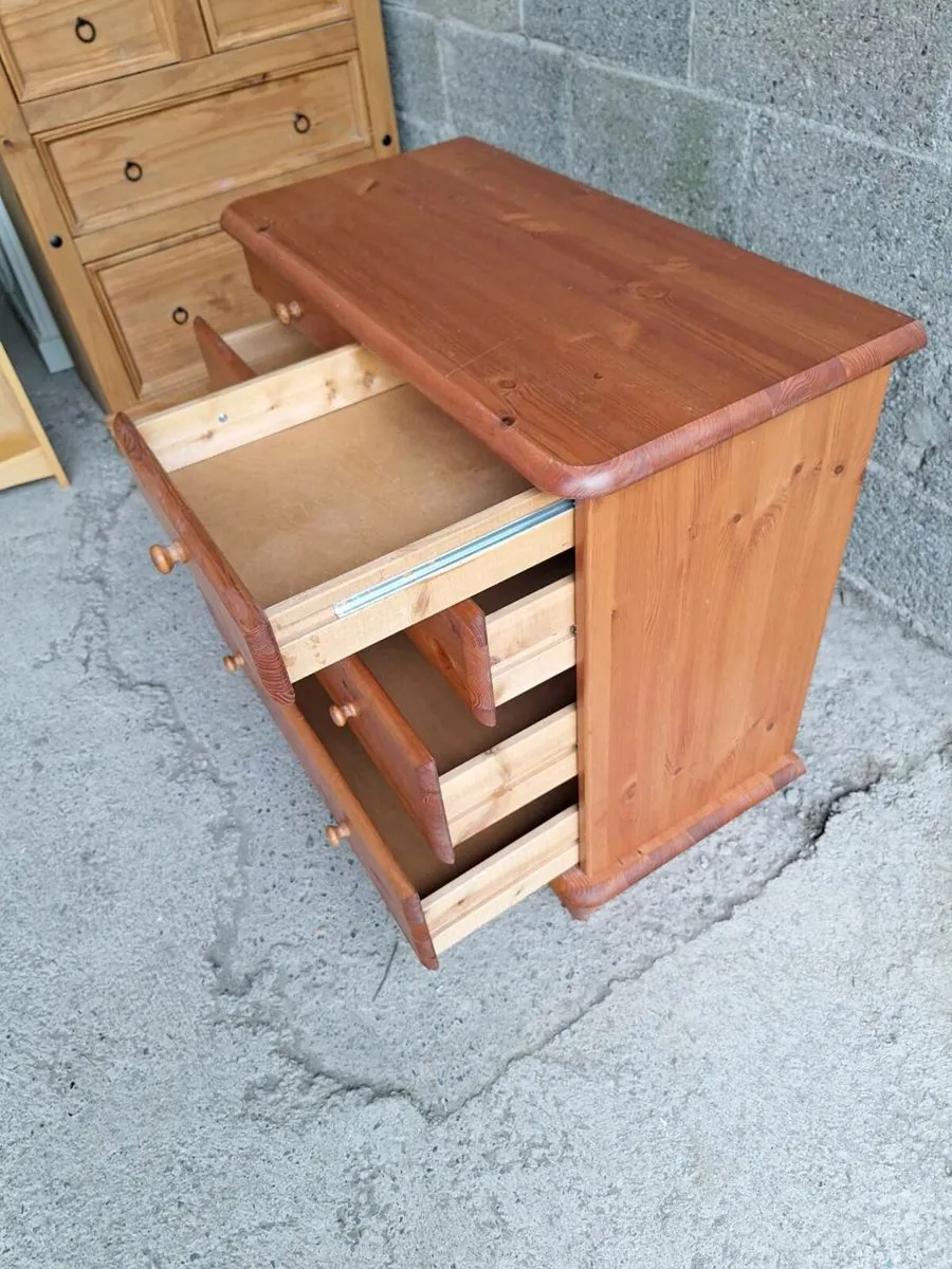 Pine chest of drawers (DELIVERY) - Image 2