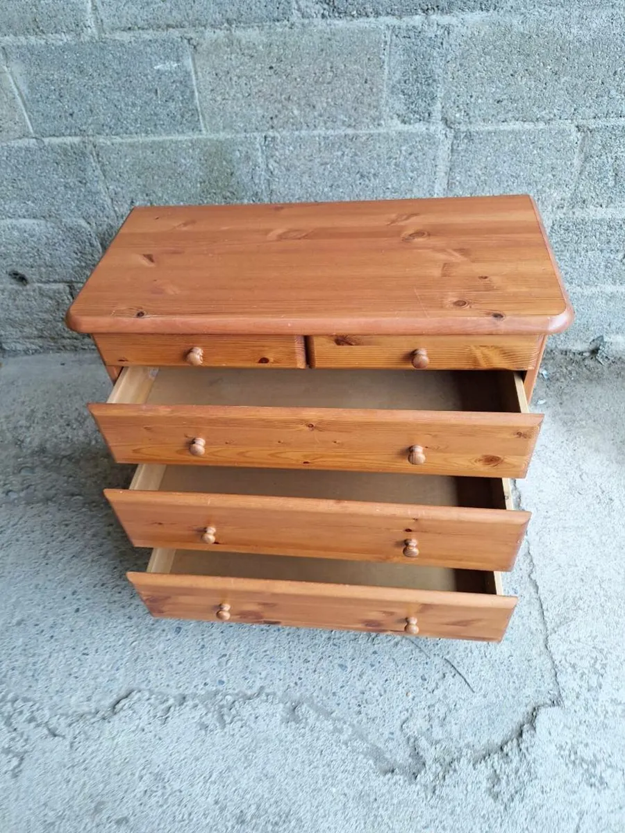 Pine chest of drawers (DELIVERY) - Image 3