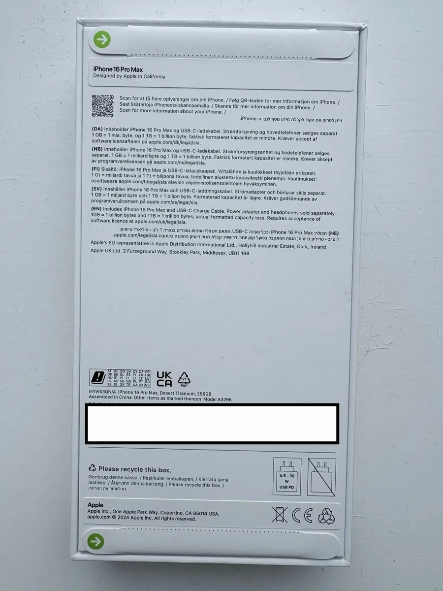 NEW Apple IPhone 16 Pro Max Desert Titanium 256GB - Image 2