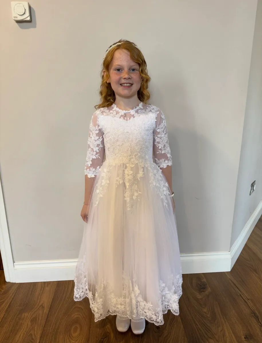Jola Mode Lace Communion Drwss - Image 1