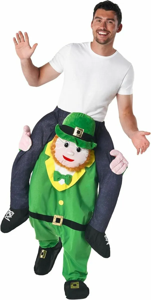 Carry Me Leprechaun Costume - Image 1
