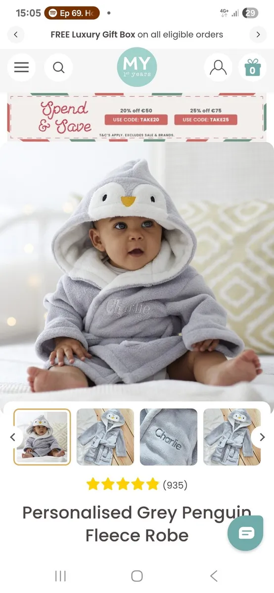 Personalised Rían bathrobe - Image 1
