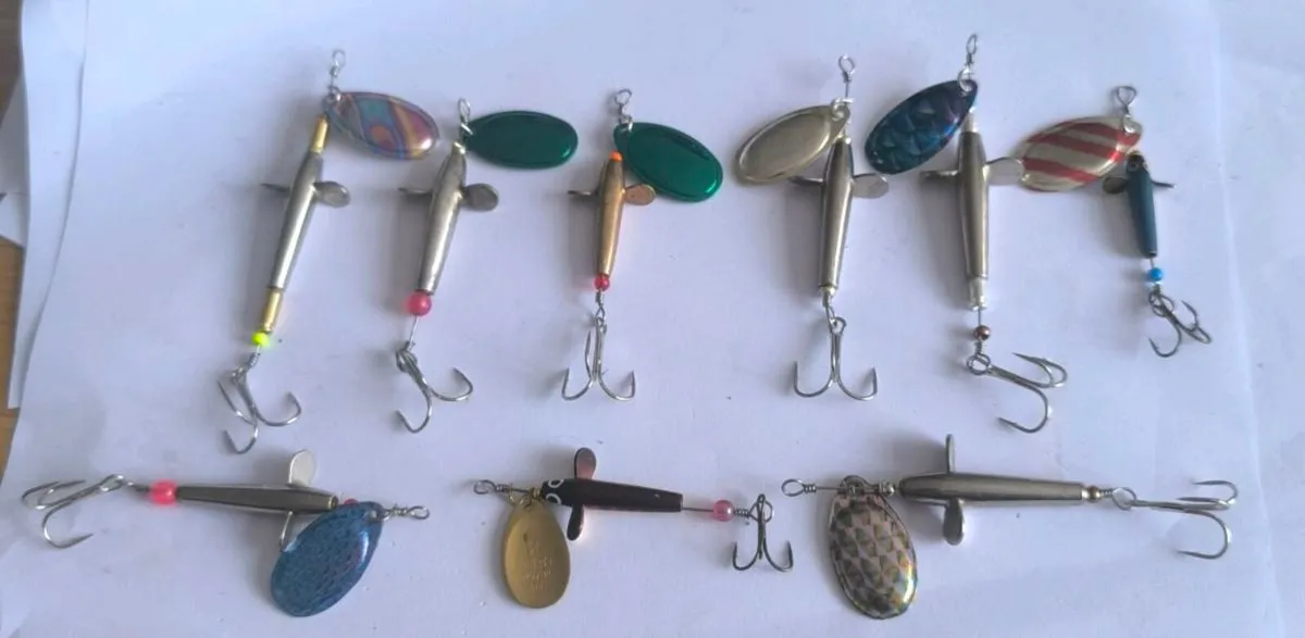 Spinnows, Devon minnow spinner cross custom made - Image 1