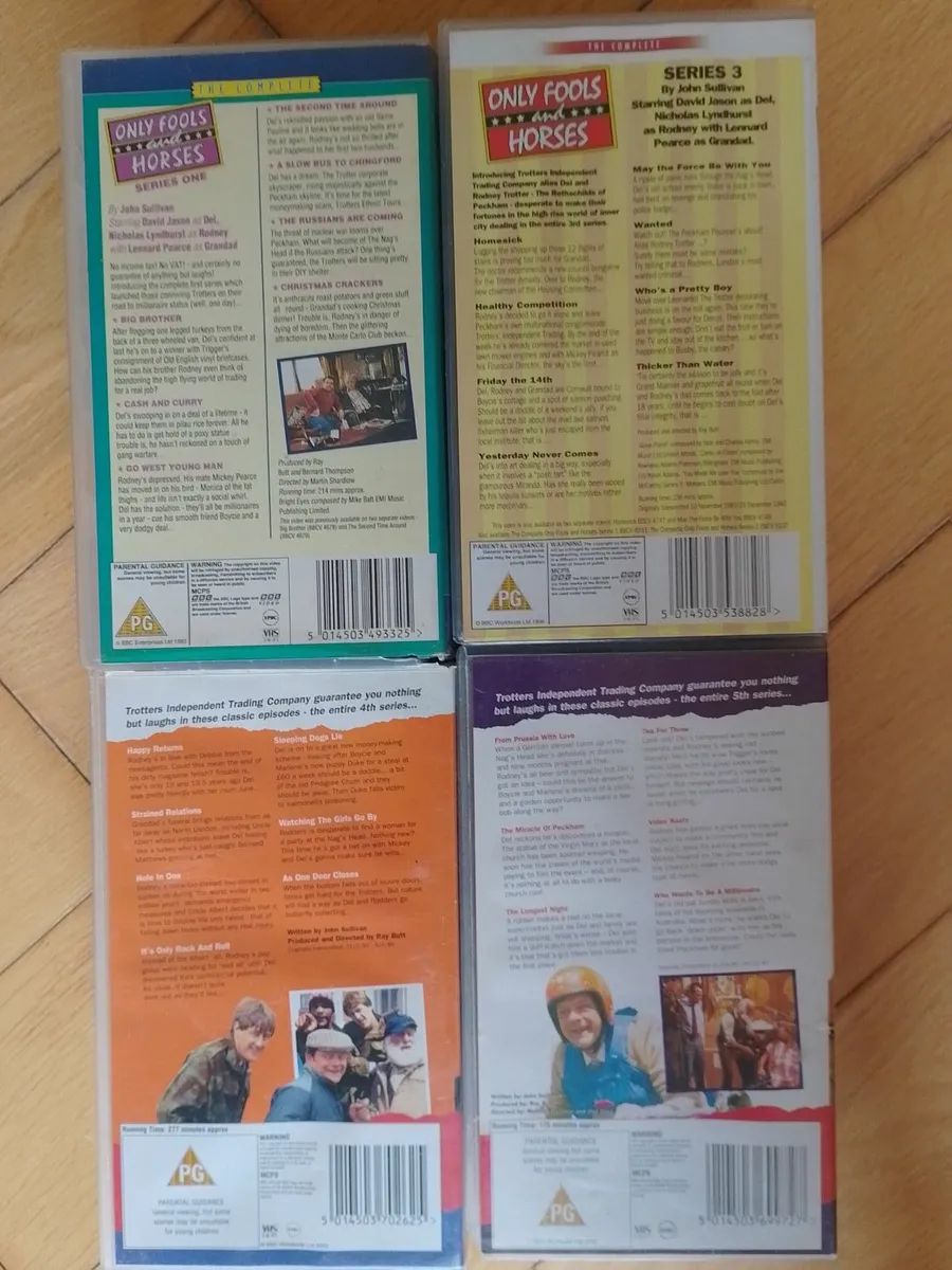 ONLY FOOLS & HORSES VHS TAPES 4 SERIES. - Image 3