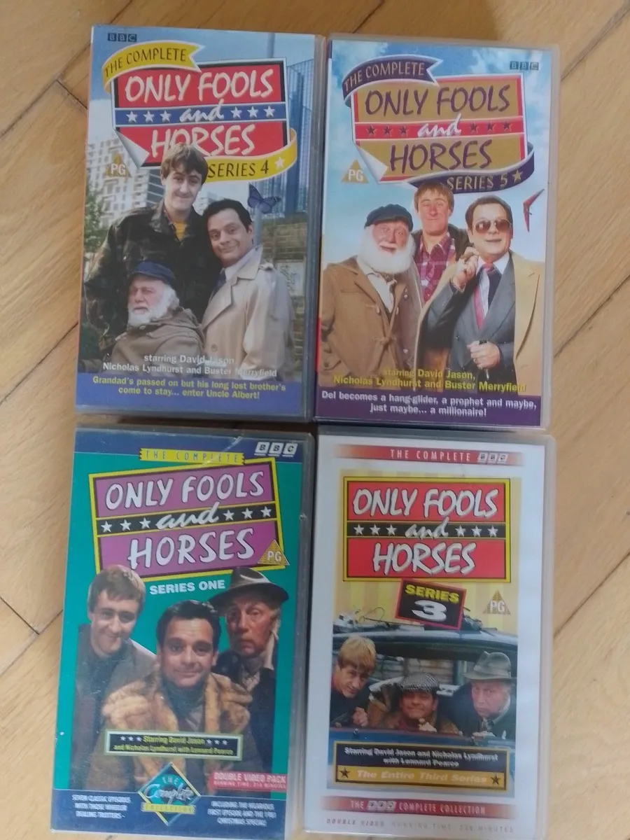 ONLY FOOLS & HORSES VHS TAPES 4 SERIES. - Image 1