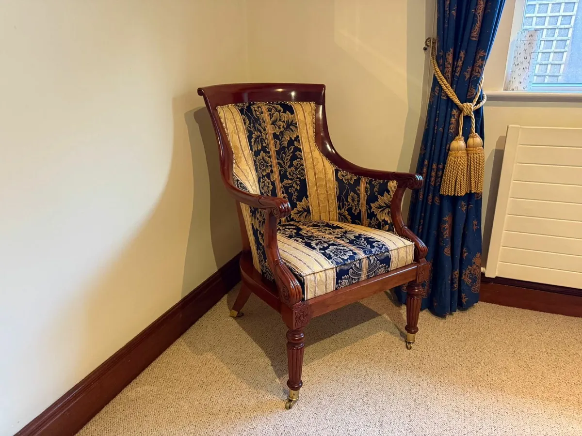 Elegant Mahogany Armchair