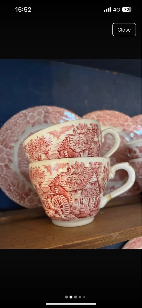 Set of antique crockery - Image 4
