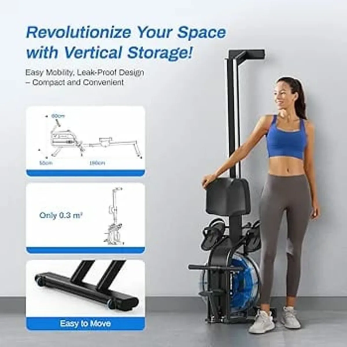 Rowing Machine for Home Gym, Fitness Rower Machine - Image 4
