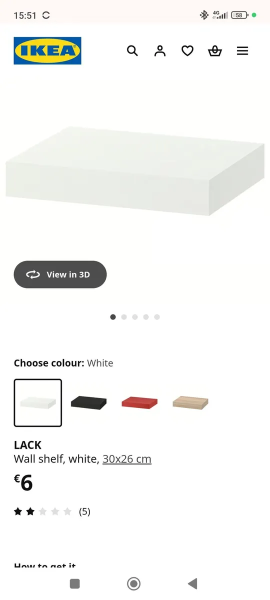 IKEA Lack Wall Shelves - Image 1