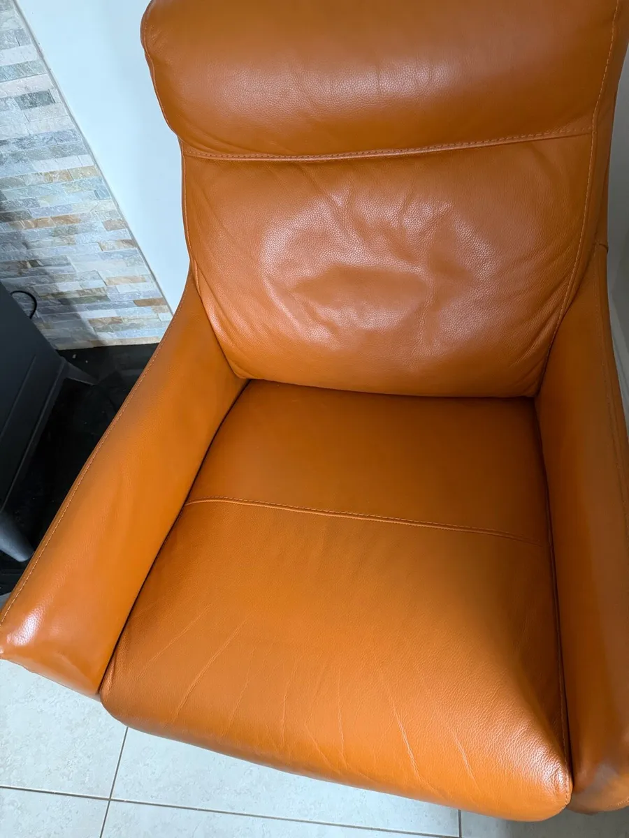 Fabulous Leather Armchairs - Image 4