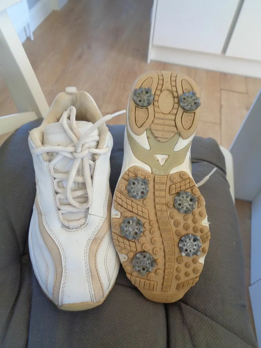 Ladies Leather Golf Shoes for Sale - Image 4