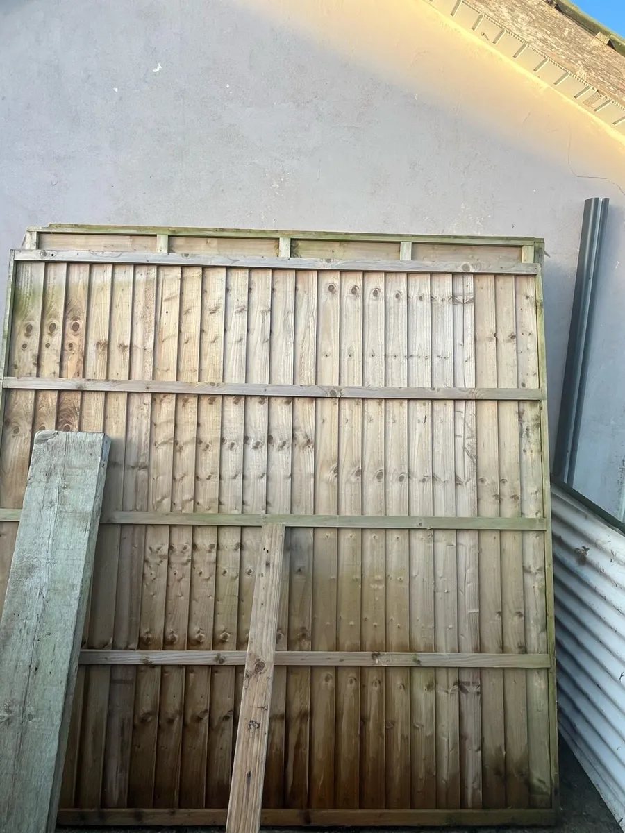 Timber fence panels - Image 1