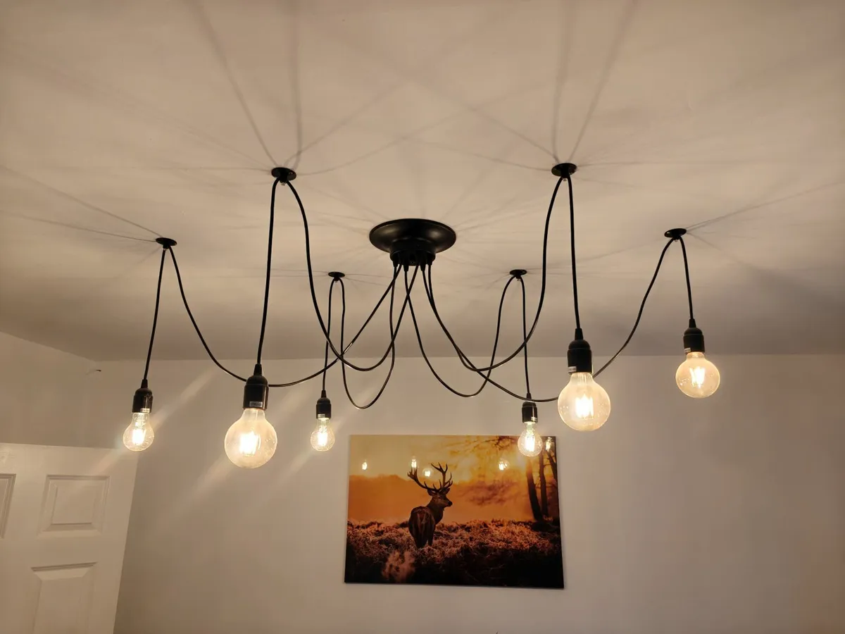 Spider Pendant light - 6 bulbs - Image 2