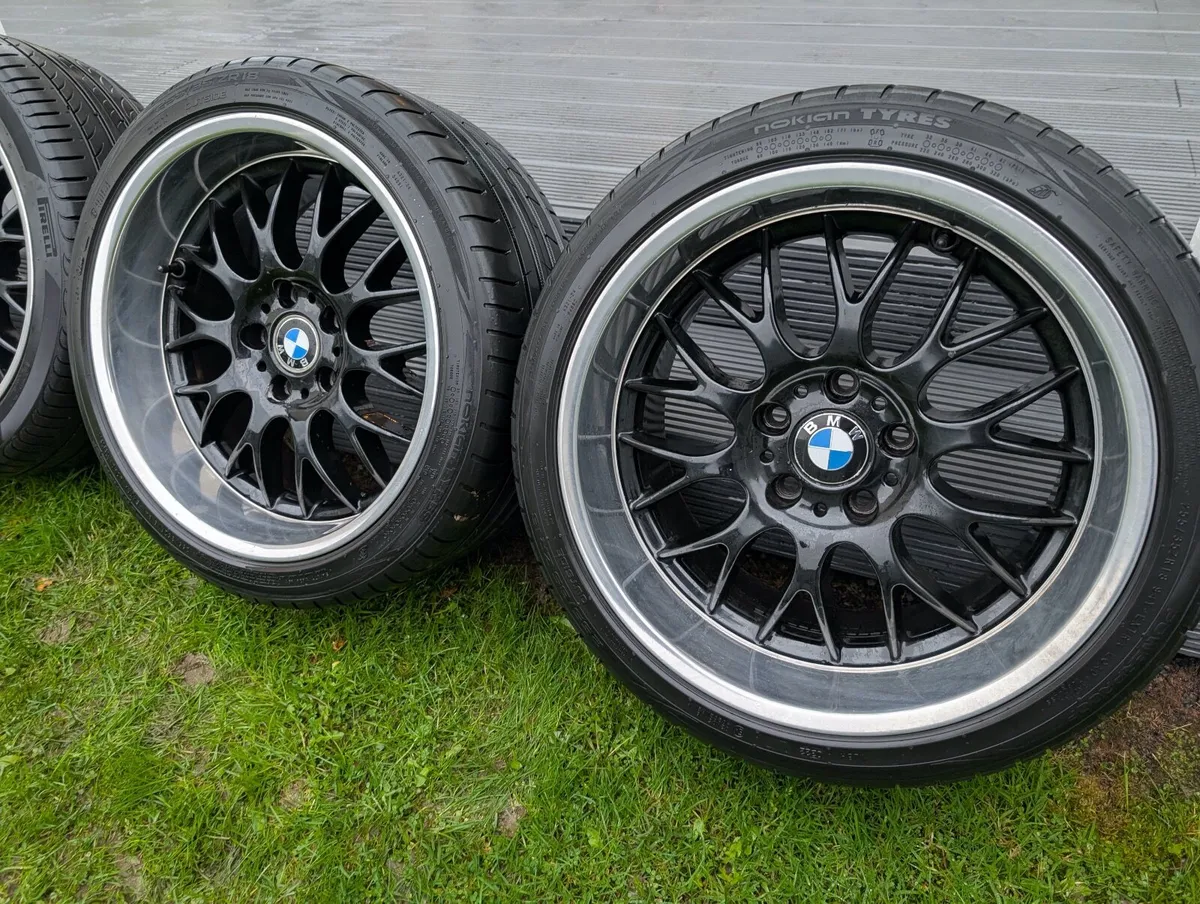 R18 5x120 Rondell 0058 Staggered Deep Dish Wheels - Image 2