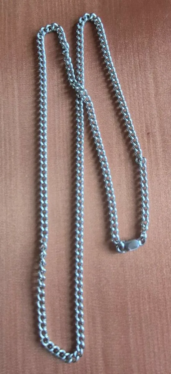 925 Silver Curb Chain Necklace - Unisex - Image 4