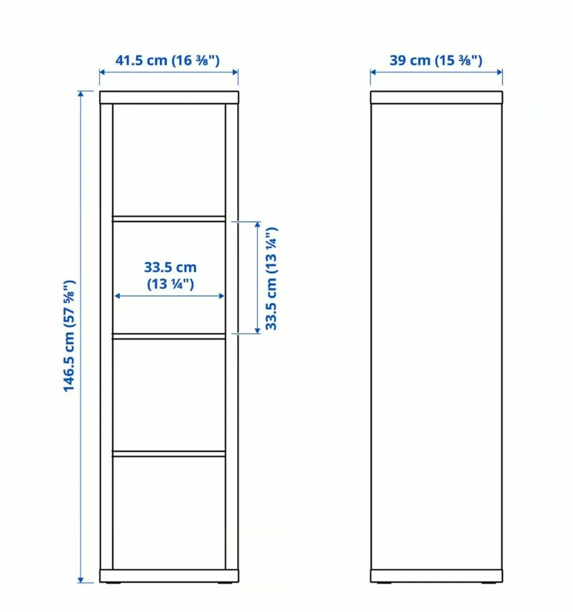 Kallax Storage unit (4 drawers) - Image 3